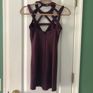 Tobi Dresses - Strappy plum mini dress Tobi Dresses - Strappy plum mini dress